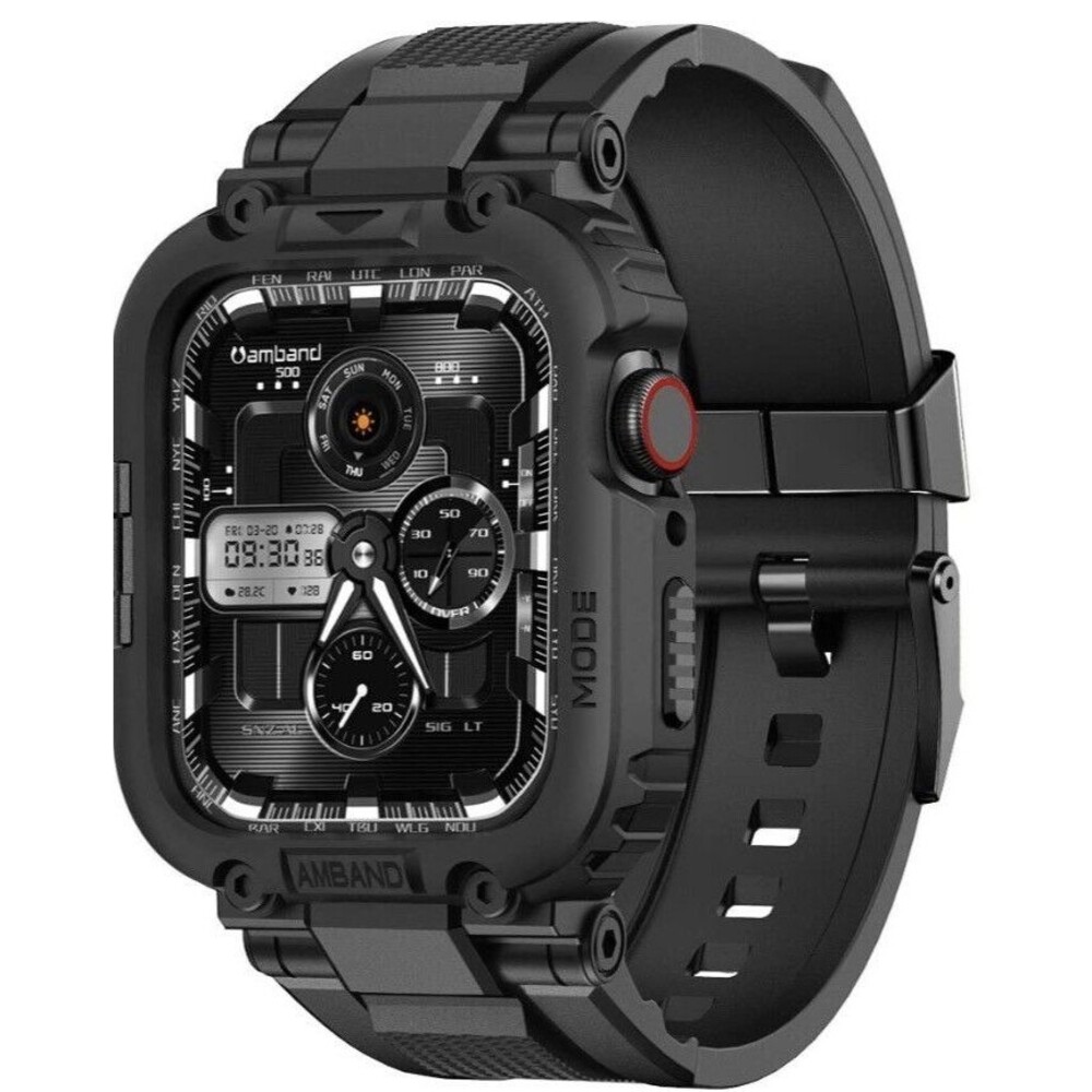 Watch Band By Amband m3 Series 42 mm Black For Apple Watch #31